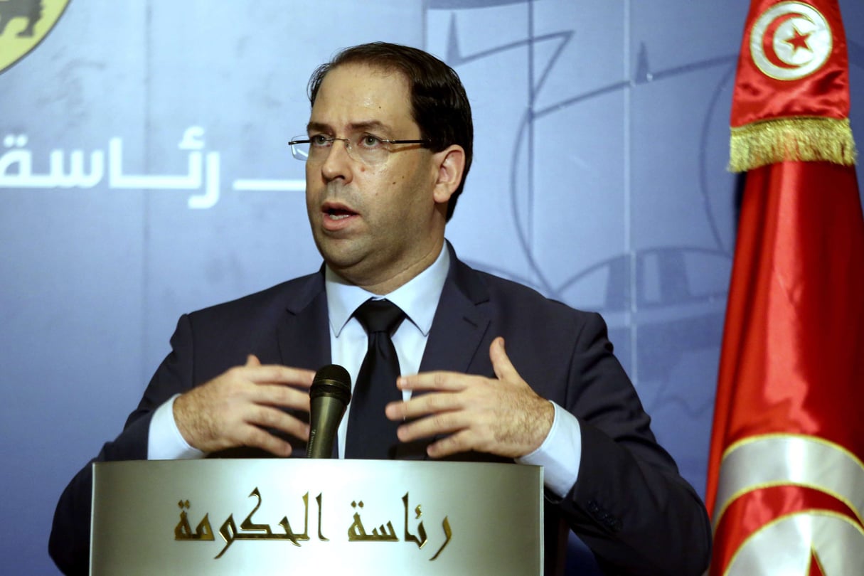 Le Premier ministre Youssef Chahed, le 2 novembre 2018. © Hassene Dridi/AP/SIPA
