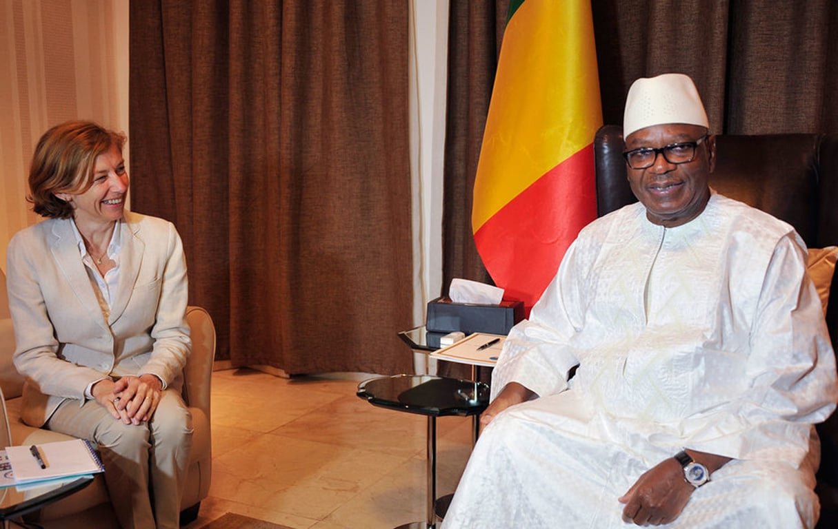rence Parly, Ministre des Armées, et Ibrahim Boubacar Keïta, Président de la République du Mali, en août 2017. © Ministère des Armées