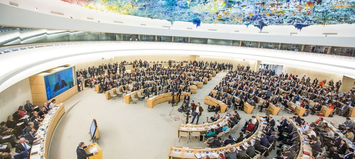 Le Comité des droits de l’homme de l’ONU. © ONU/Elma Okic