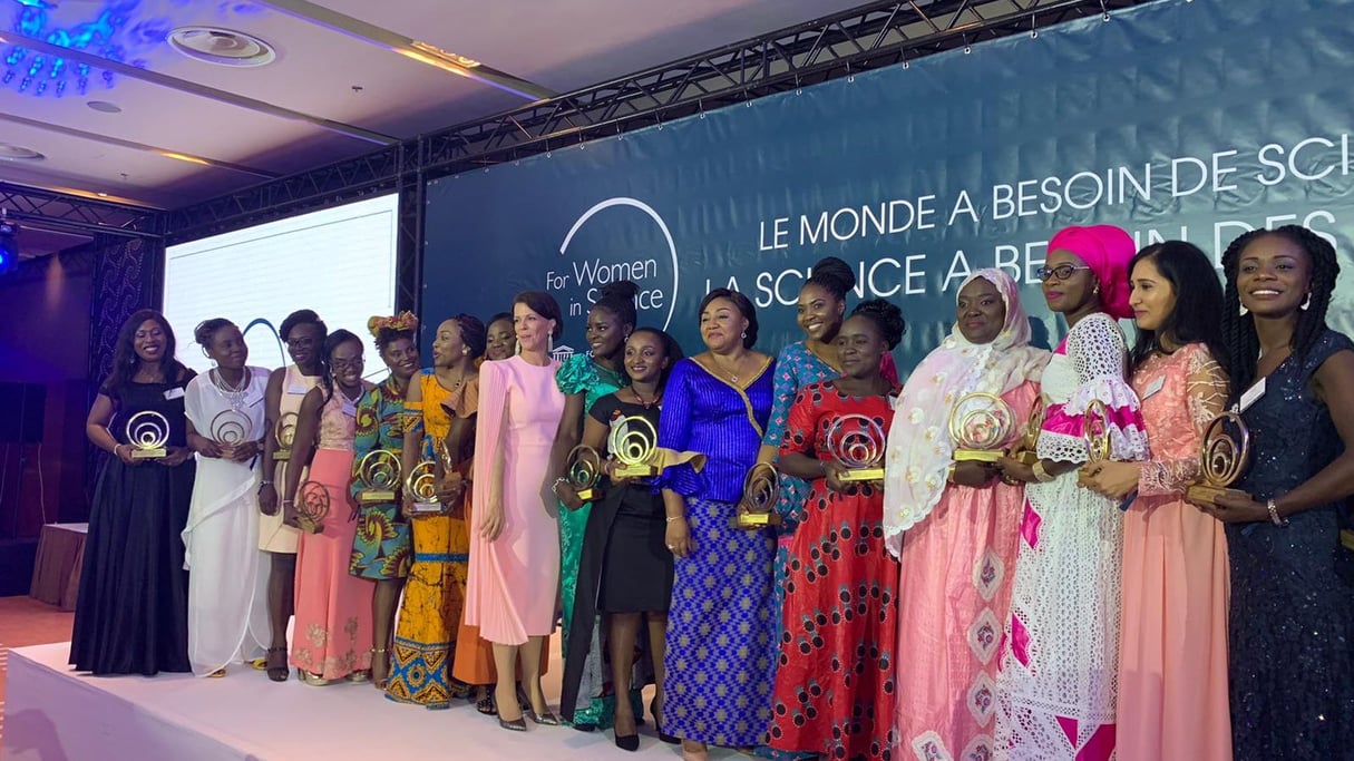 Les lauréates du prix L’Oréal-Unesco à Dakar, le 22 novembre 2019. © For women in science / Twirrer