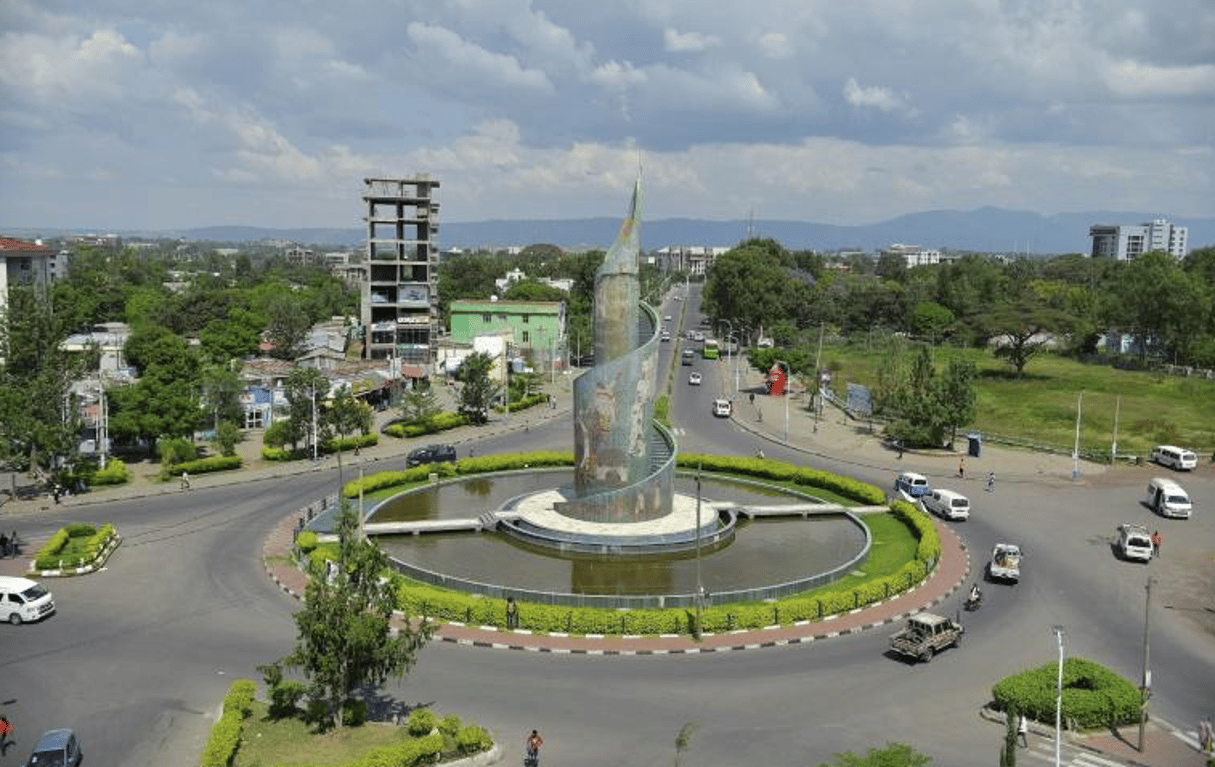 La ville d’Hawassa, capitale régionale dans le sud de l’Éthiopie le 21 novembre 2019. © MICHAEL TEWELDE/AFP