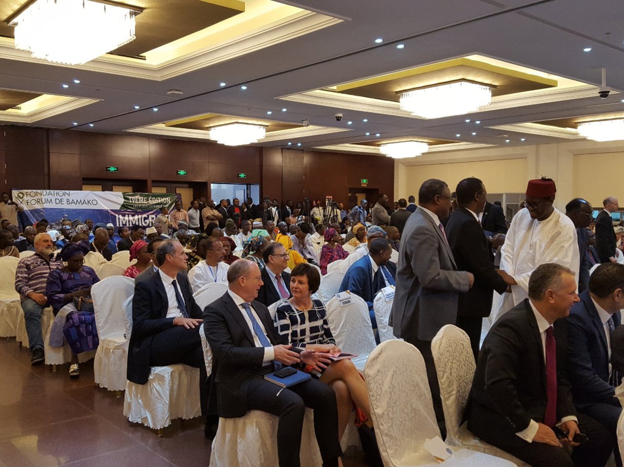Une centaine de participants lors du Forum de Bamako, le 23 février 2019. © Forum de Bamako