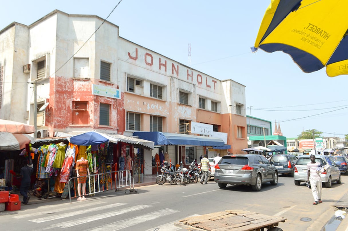 Une rue de Lomé, capitale du Togo. © Francisco Anzola