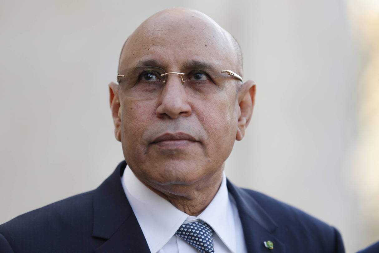 Le président mauritanien Mohamed Ould Ghazouani © Regis Duvignau/AP/SIPA