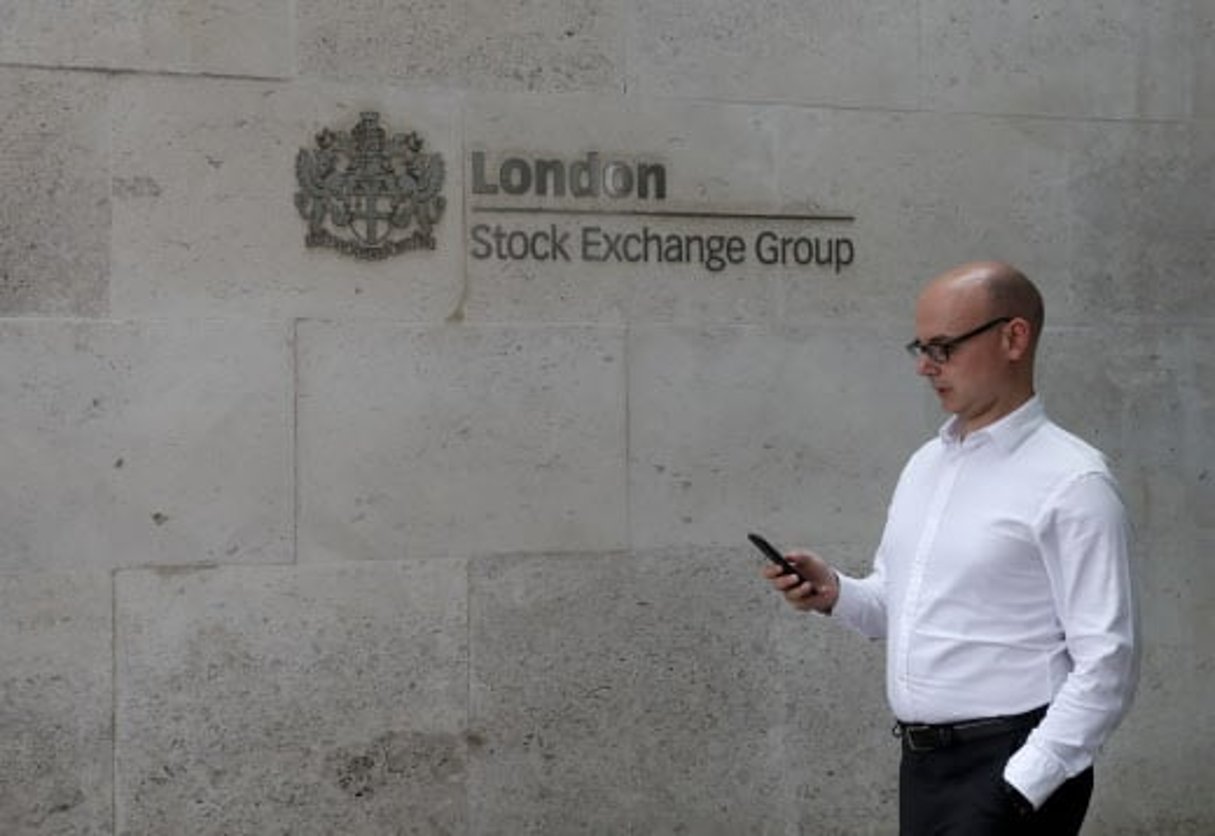 Façade du London Stock Exchange (Bourse de Londres) © SIPA
