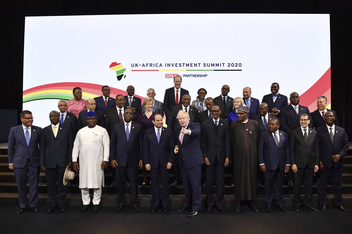 Sommet Royaume-Uni – Afrique, le 20 janvier 2020 à Londres. © Ben Stansall/AP/SIPA