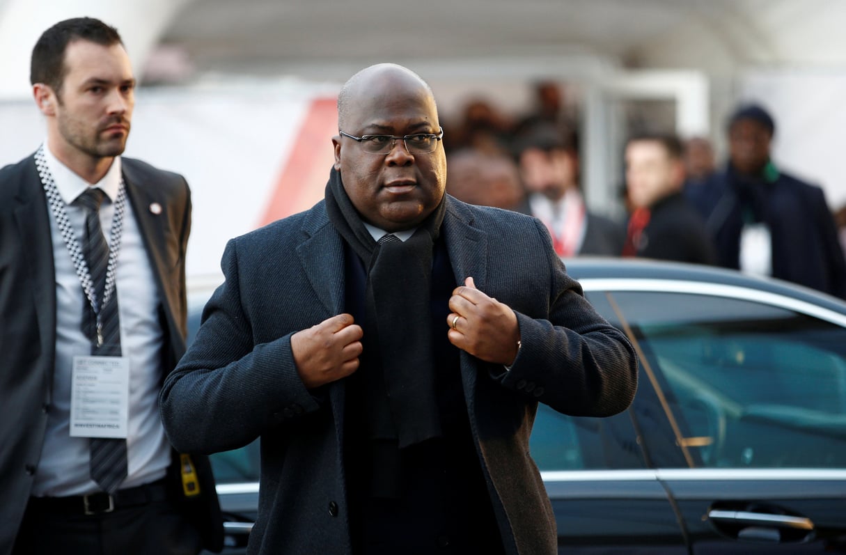 Le chef de l’État congolais, le 20 janvier, à Londres. © Henry Nicholls/REUTERS