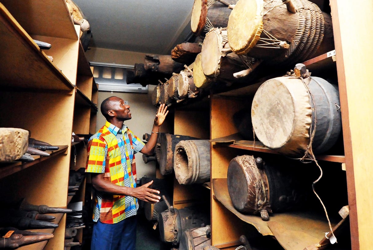 Au Musée des civilisations de Côte d’Ivoire, à Abidjan. &copy; SIA KAMBOU/AFP