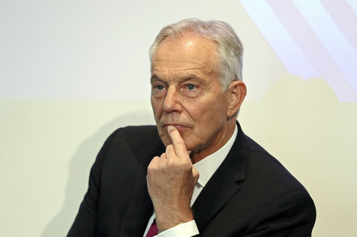 L’ex-Premier ministre britannique Tony Blair, en septembre 2019. © Aaron Chown/AP/SIPA
