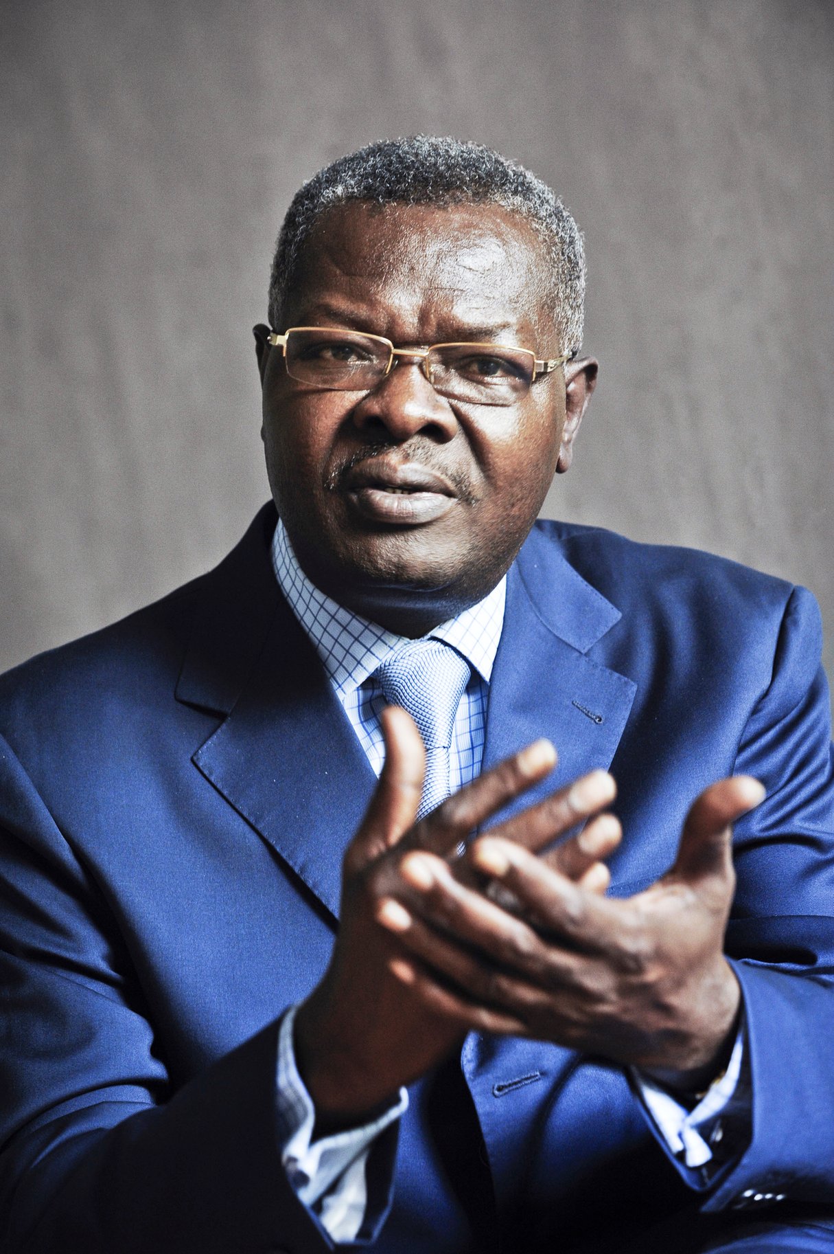 Agbeyome Kodjo (Togo), homme politique, ancien Premier ministre du président Eyadema. A Paris, le 17 avril 2013. Photo de Vincent Fournier/Jeune Afrique &copy; Vincent Fournier/JA