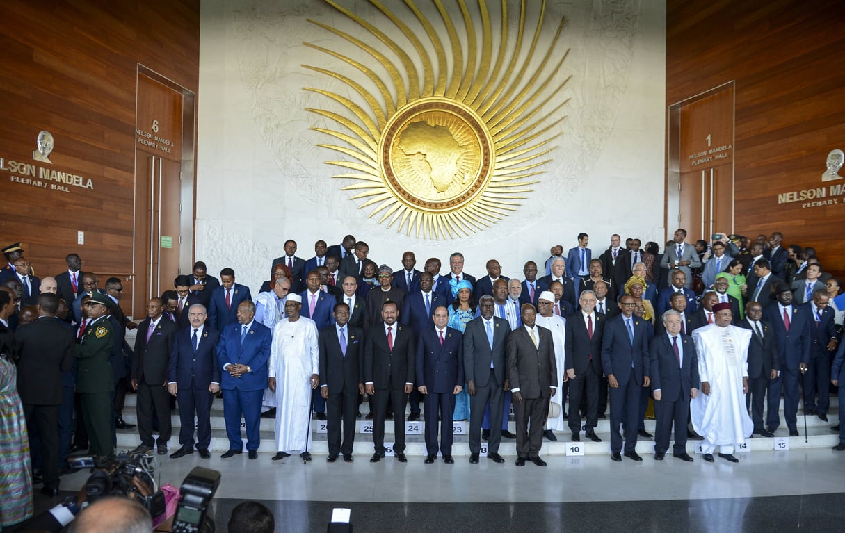 Les dirigeants africains réunis lors du 33e sommet de l'Union africaine, à Addis-Abeba, le 9 février 2020. Photo d'illustration. &copy; AP/SIPA