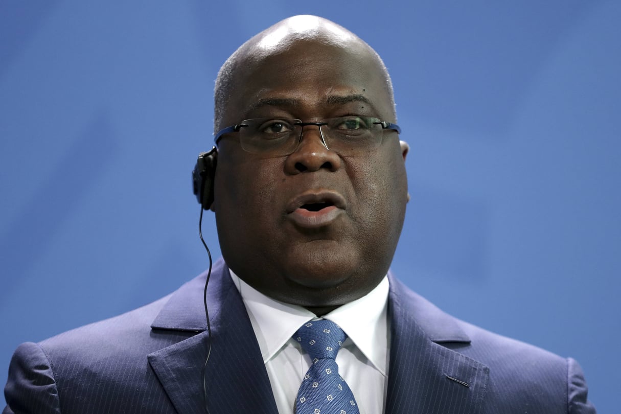 Le président congolais Félix Tshisekedi, à Berlin, le 15 novembre 2019. © Michael Sohn/AP/SIPA