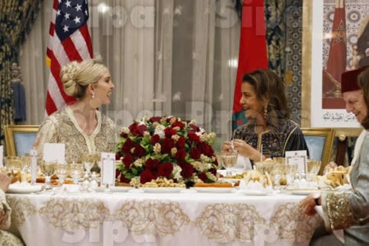 Ivanka Trump et la princesse Lalla Meryem, le 7 novembre 2019 au Palais royal de Rabat. © Jacquelyn Martin/AP/SIPA