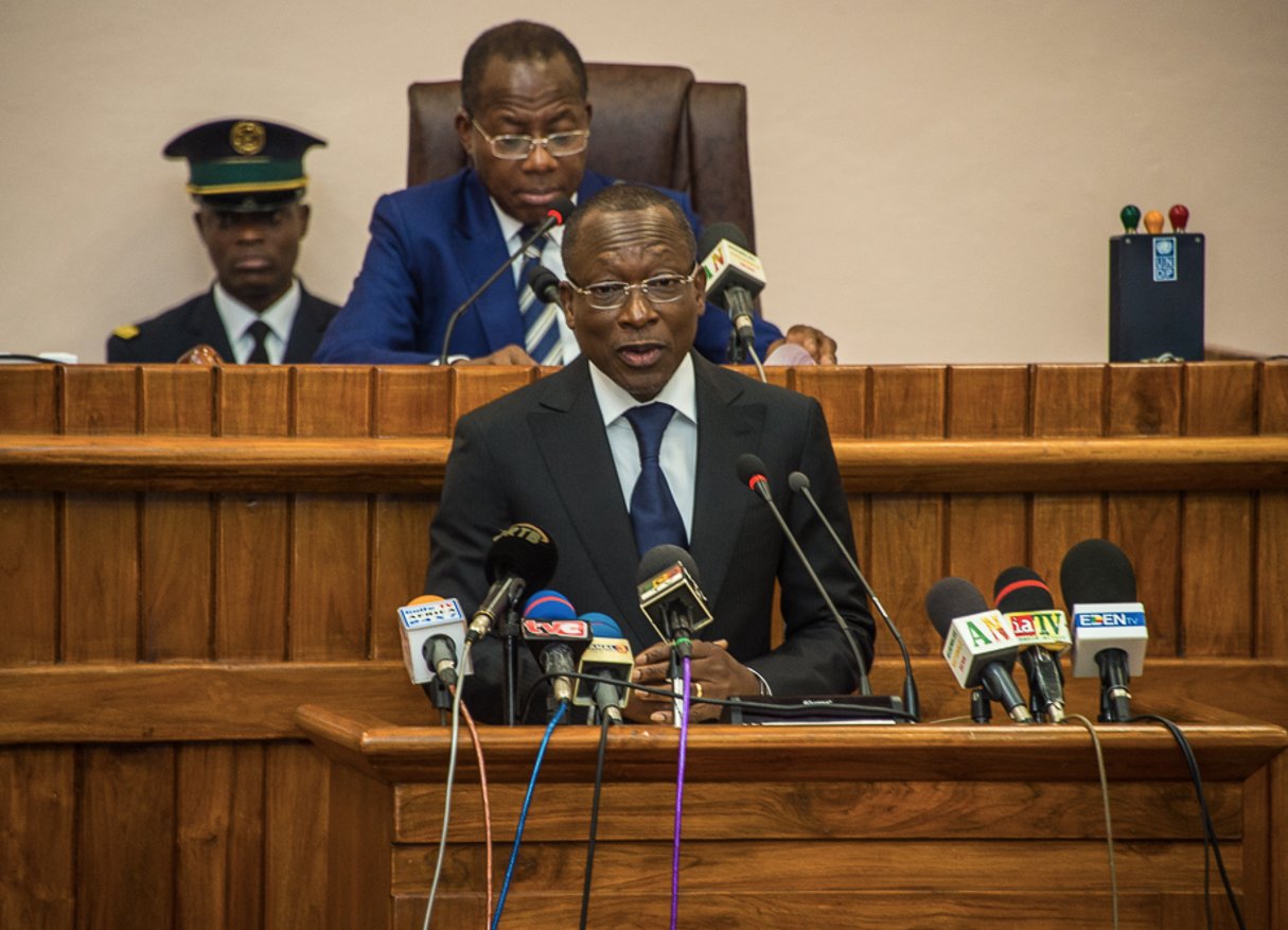 Message du président béninois sur l’état de la nation. © Présidence du Bénin