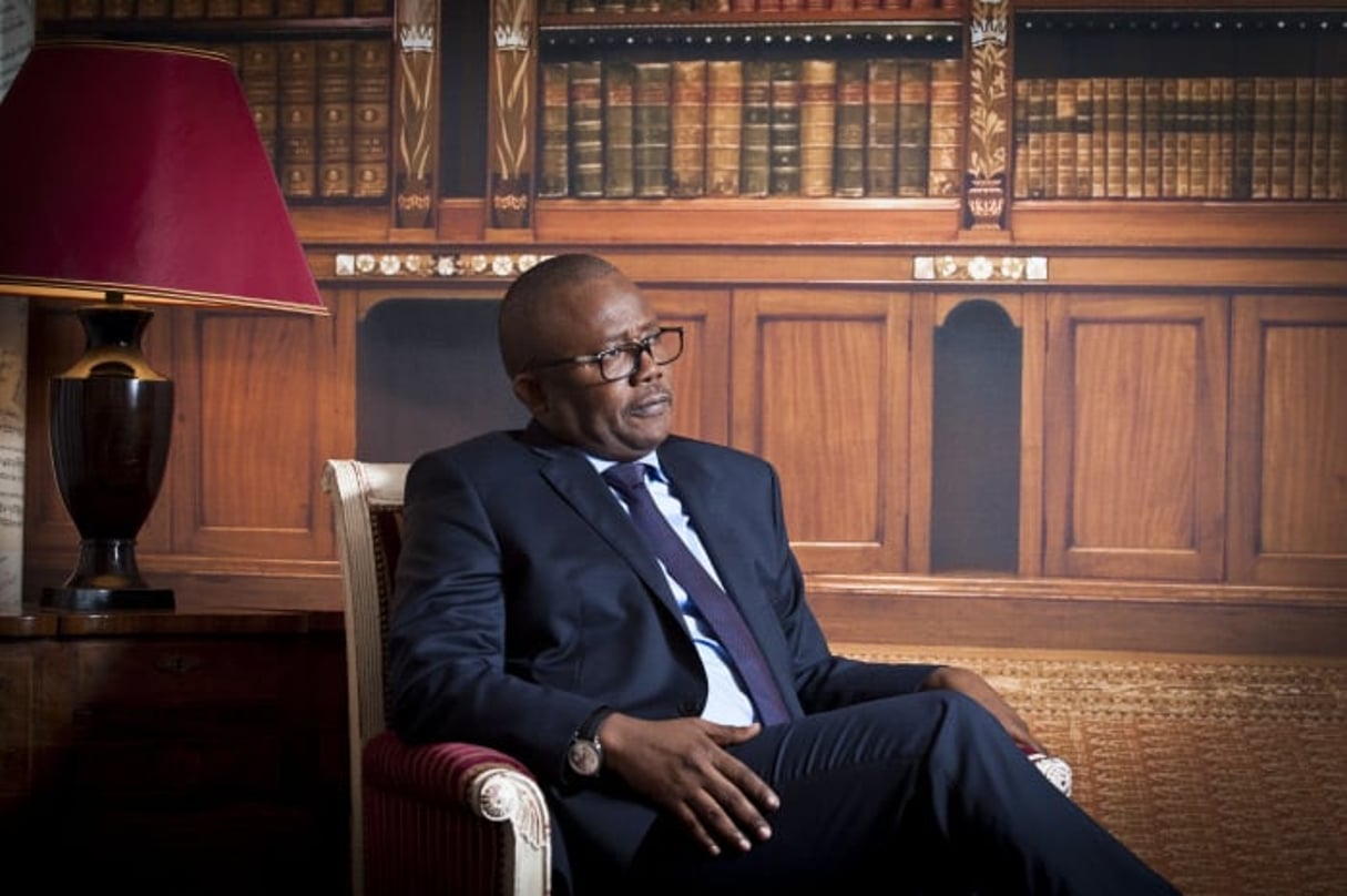 Umaro Sissoco Embalo, président de la République de Guinée Bissau, élu en décembre 2019. © Vincent Fournier/JA