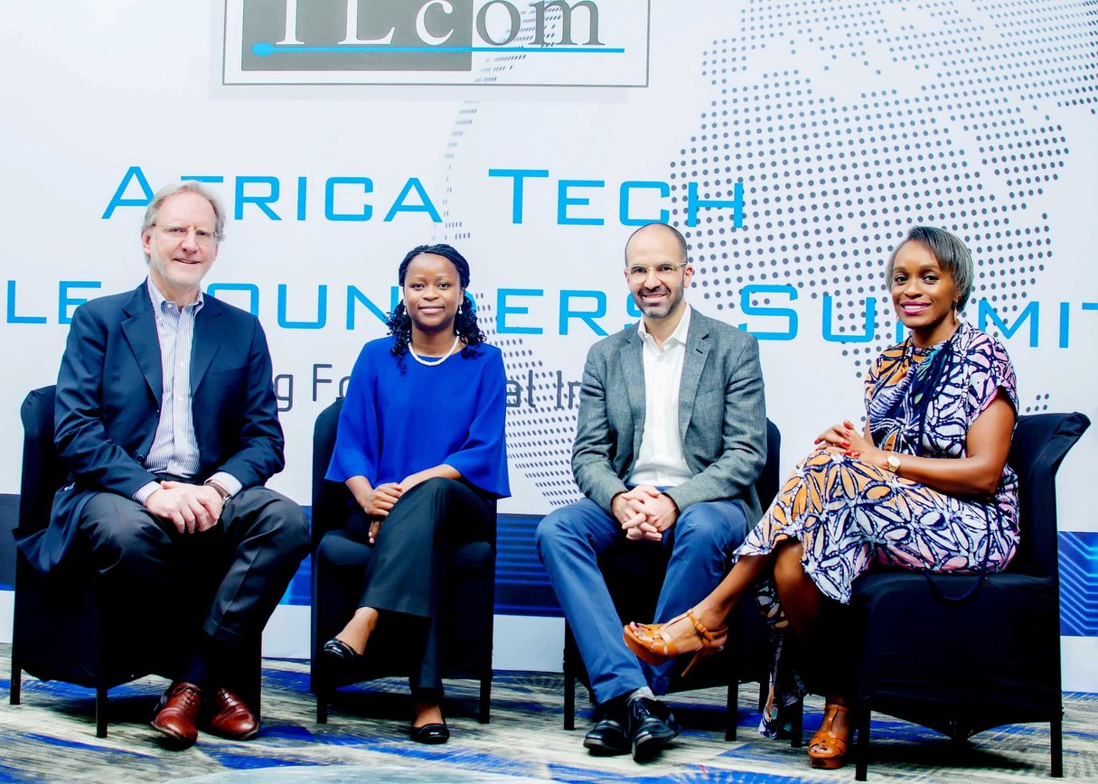 Maurizio Caio, Omobola Johnson, Ido Sum, Andreata MuforoNovember 2019 in Lagos. © TLCom