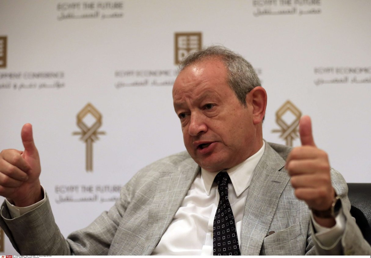Nagib Sawiris, en mars 2015. © Hassan Ammar/AP/SIPA