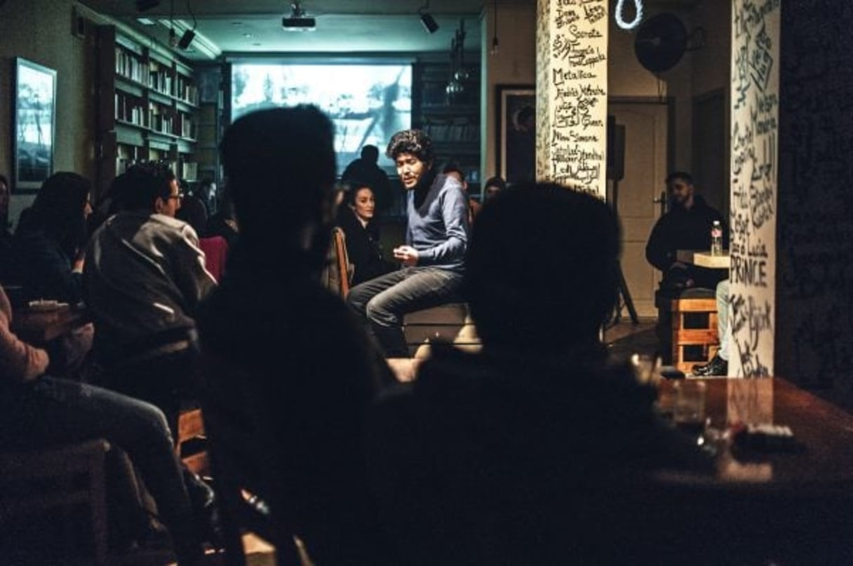 Cafés philo ou politiques, expos, scènes ouvertes& le Liber’thé accueille plus d’une dizaine d’événements par mois. © Med Mhamdi