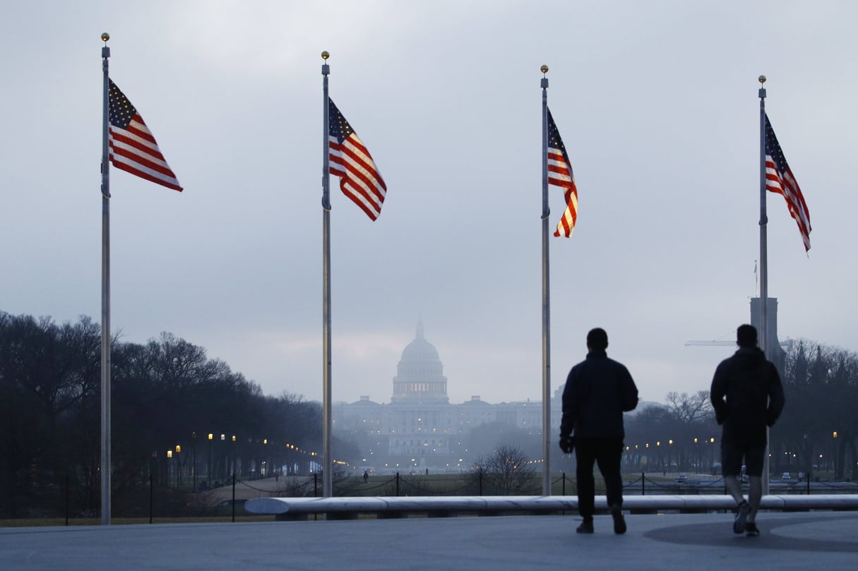 Une vue du Capitole, à Washington en janvier 2020 (illustration). © Steve Helber/AP/SIPA