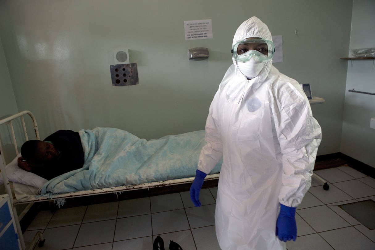 Dans un hôpital au Zimbabwe, le 5 mars 2020. © Tsvangirayi Mukwazhi/AP/SIPA