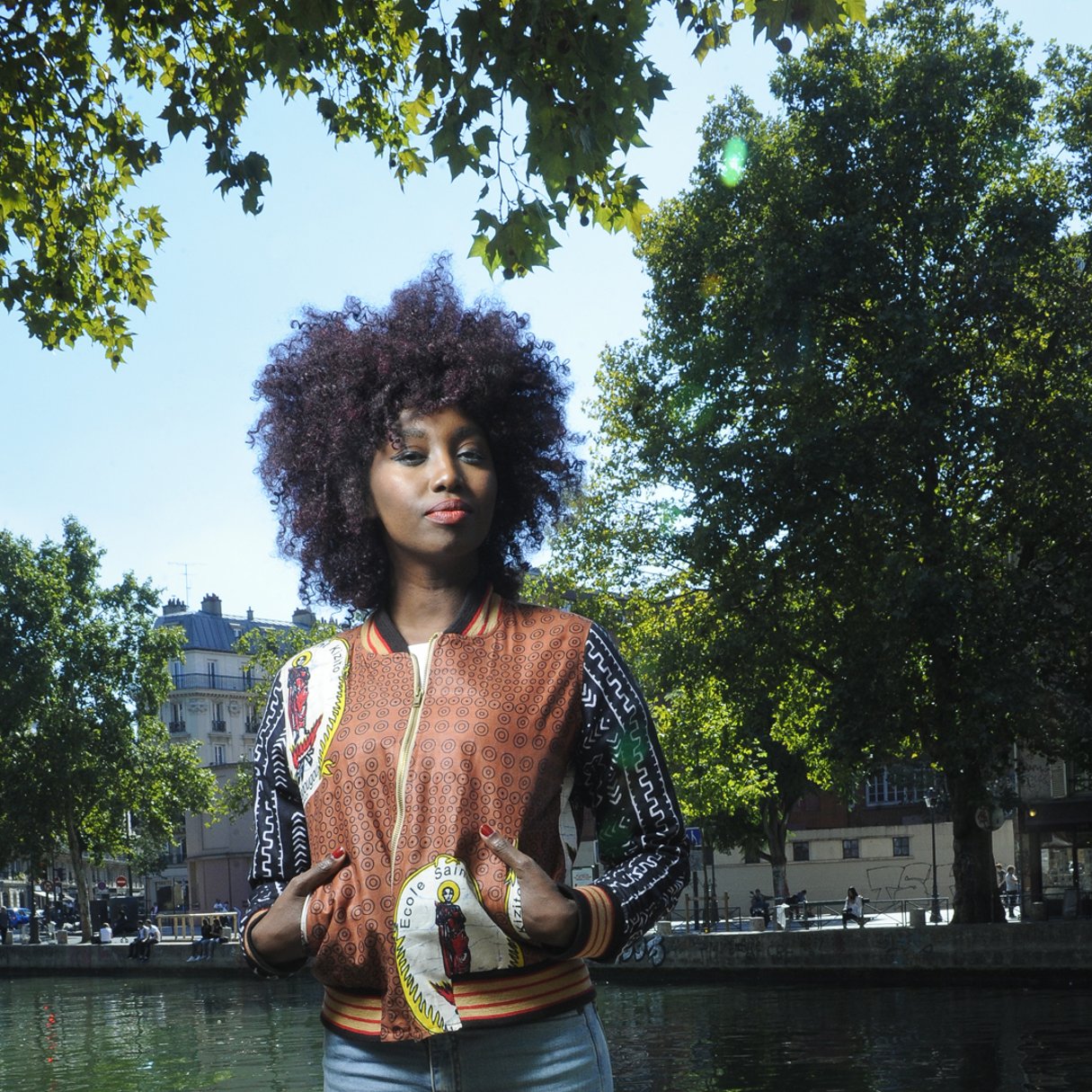 La chanteuse hip-hop malienne Inna Modja à Paris, le 10 septembre 2015. © Vincent Fournier/JA