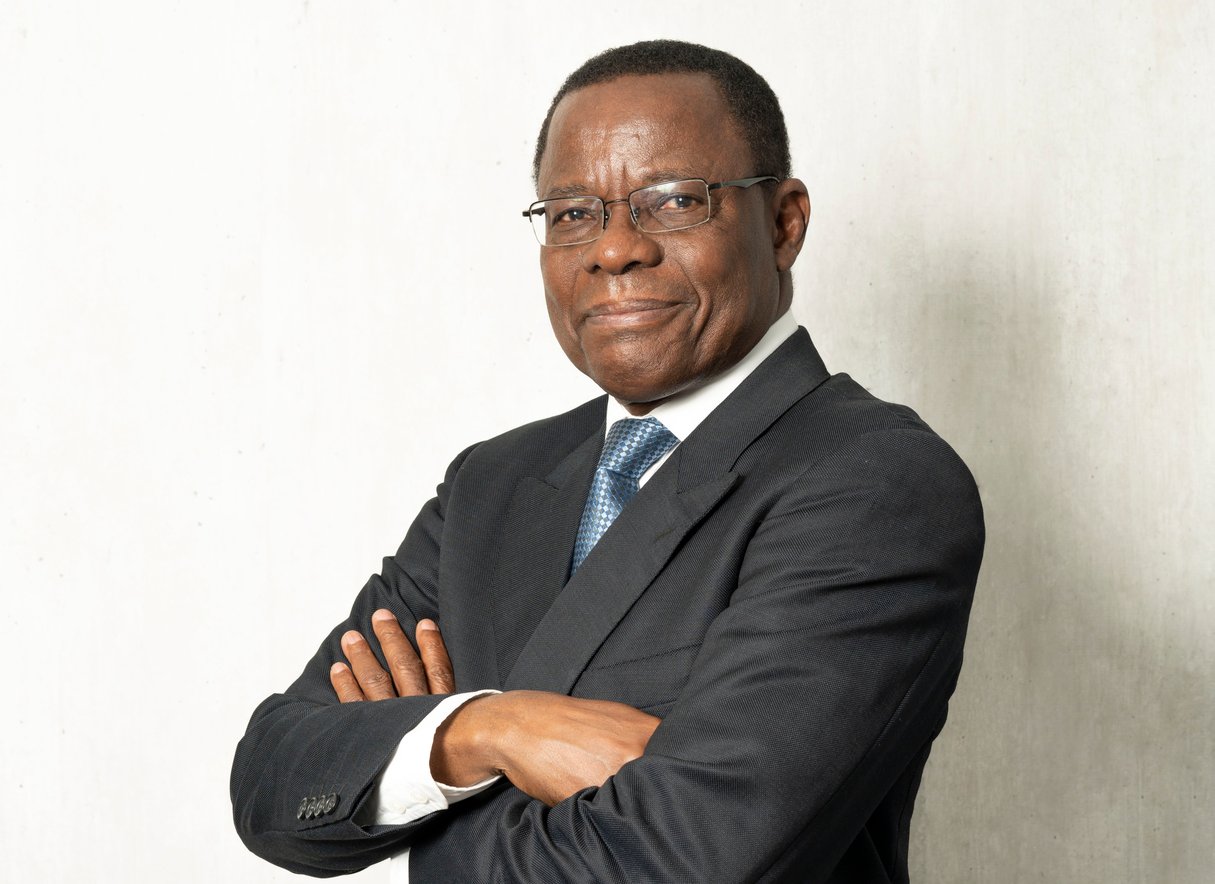 Maurice Kamto, du Mouvement pour la renaissance du Cameroun (MRC), en mai 2018. © Jacques Torregano pour JA
