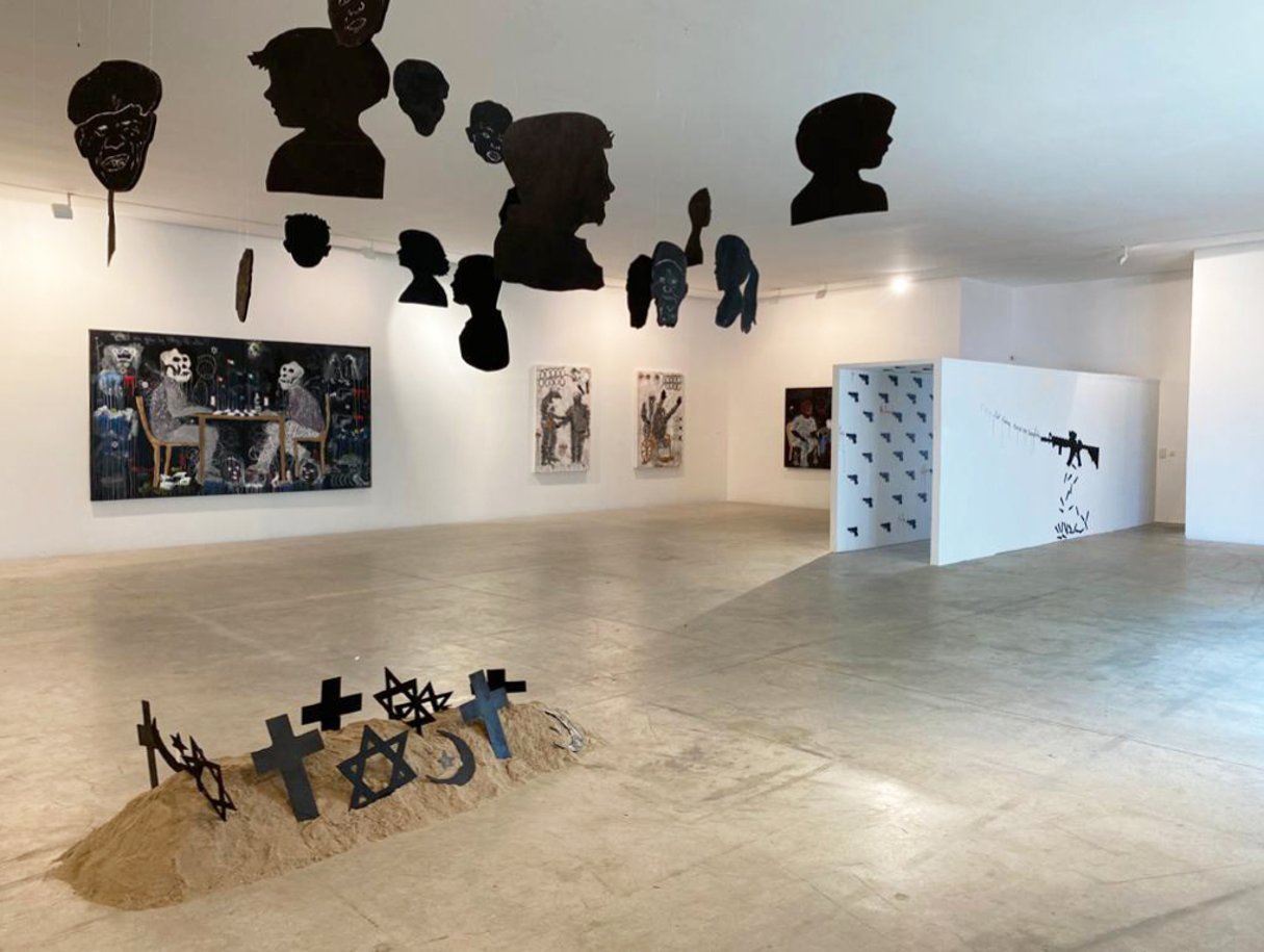 La galerie Cécile Fakhoury, à Abidjan. Exposition « Paraboles d’un règne sauvage » de Serigne Ibrahima Dieye. © courtesy galerie cecile fakhoury