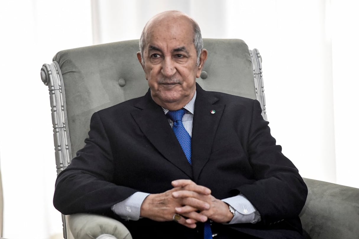 Le président algérien Abdelmadjid Tebboune, le 21 janvier 2020 à Alger. © RYAD KRAMDI/AFP