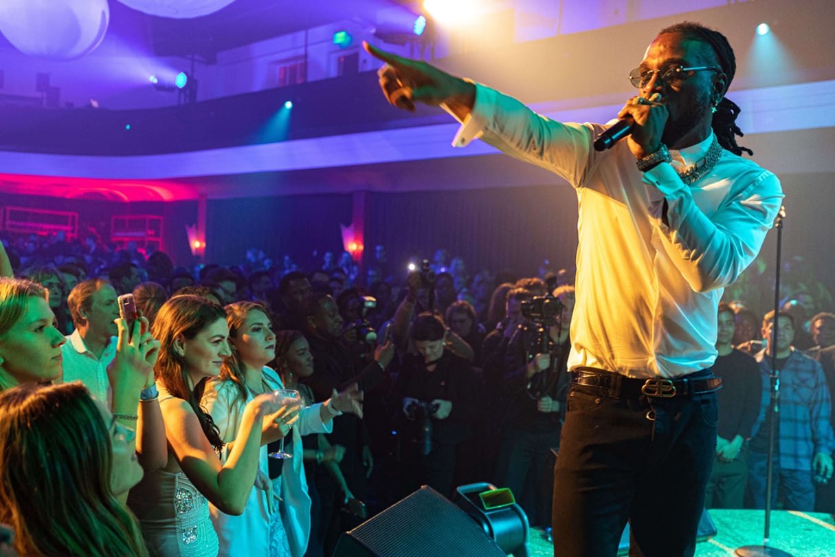 L’artiste nigérian Burna Boys, le 23 janvier 2020 à Los Angeles. © Christopher Polk/Variety/REX/SIPA