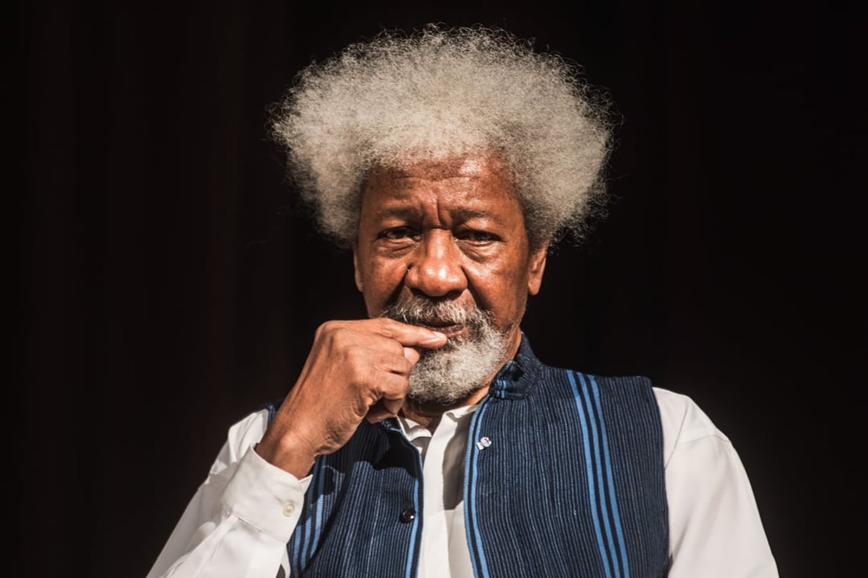 Le dramaturge, poète et essayiste Wole Soyinka lors du Festival international de littérature de Venise, en Italie, le 7 avril 2018. © Simone Padovani/Awakening/Getty Images