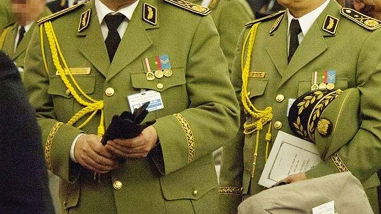 Des généraux algériens de la Direction de la documentation et de la sécurité extérieure (DDSE).  © DR