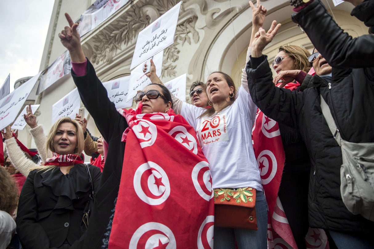 Le 20 mars 2019 à Tunis, lors des célébrations de l’Indépendance. Photo d’illustration. © Hassene Dridi/AP/SIPA