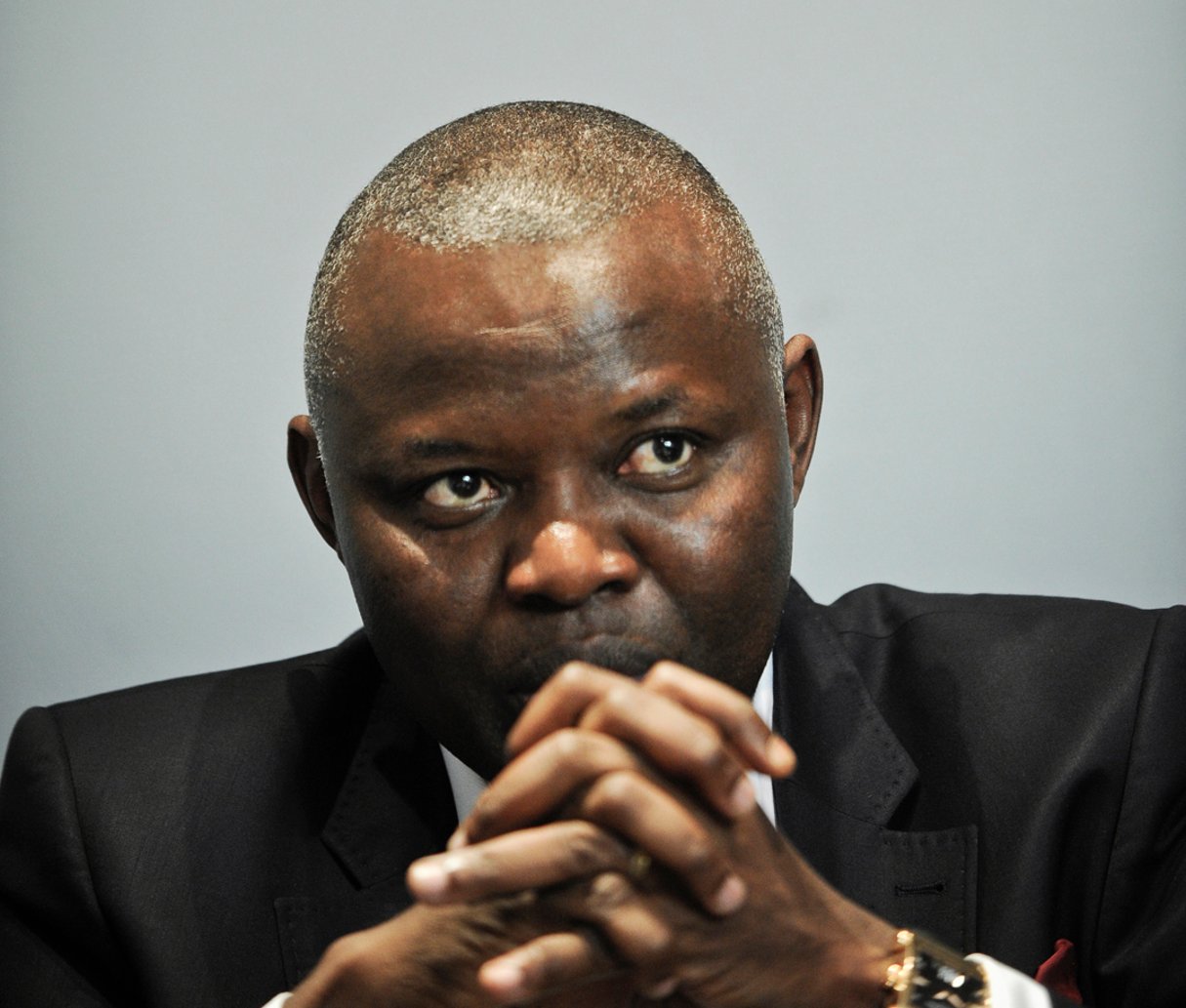 Vital Kamerhe, ancien directeur de cabinet de Félix Tshisekedi, à Paris, dans les locaux de « Jeune Afrique », le 20 août 2013. © Photo de Vincent Fournier/JA