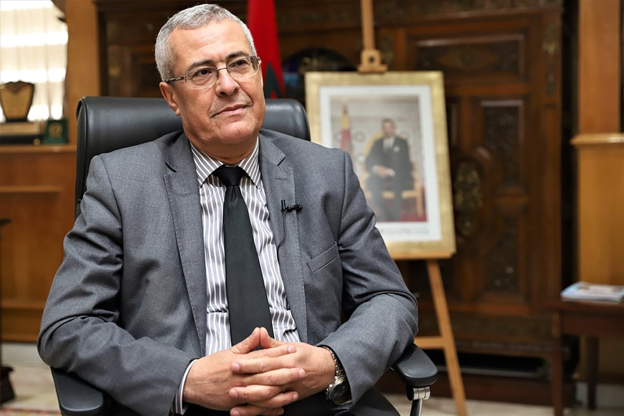 Le ministre de la justice M. Mohamed Benabdelkader, le 17 février 2020 à Rabat.. © MAP