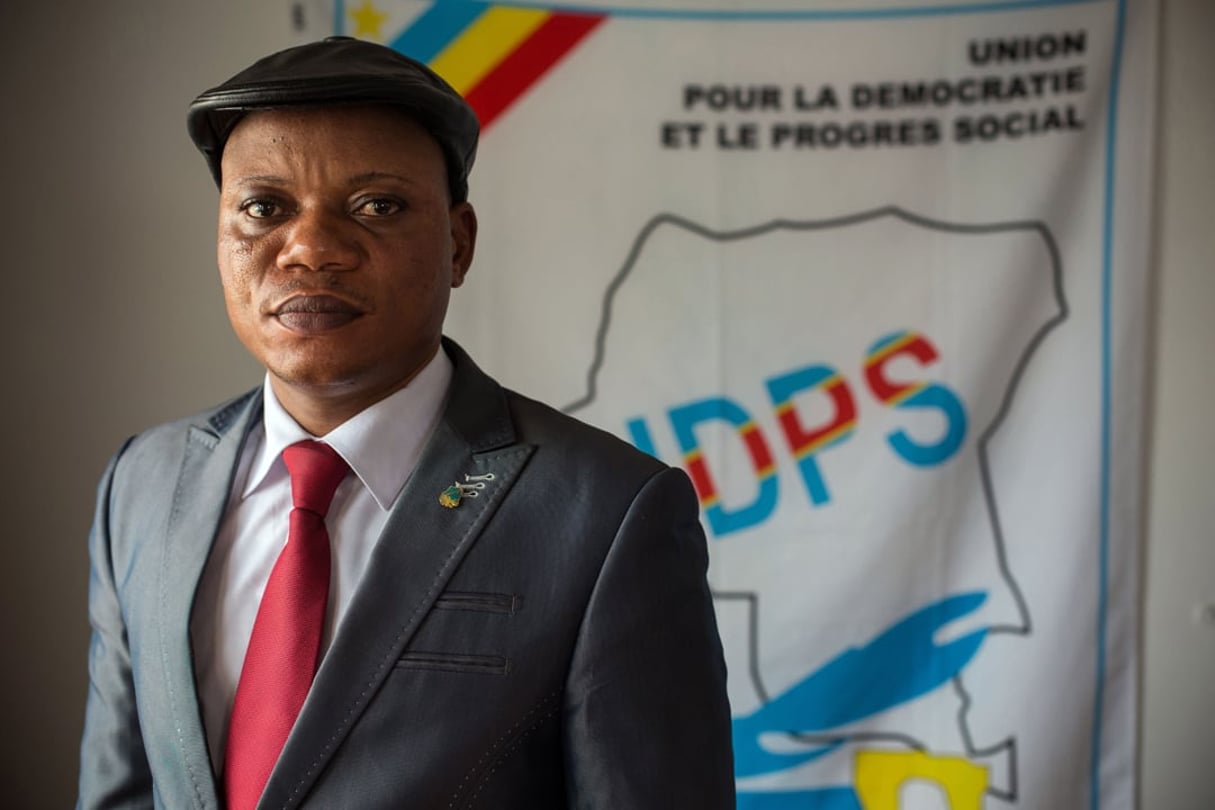 Le président intérimaire de l’UDPS, Jean-Marc Kabund-a-Kabund, Kinshasa, le 15 septembre 2016. © Gwenn Dubourthoumieu pour JA