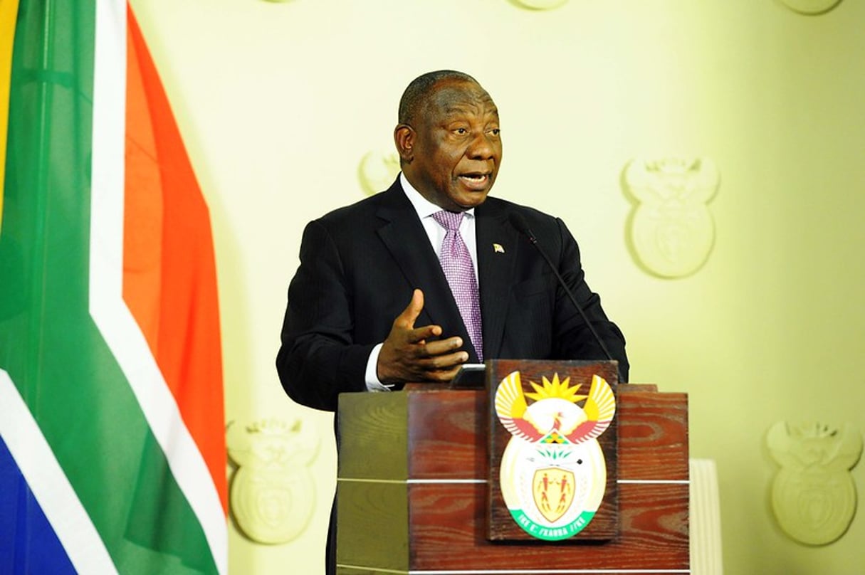 Le président sud-africain Cyril Ramaphosa. © GovernmentZA/Flickr/CC