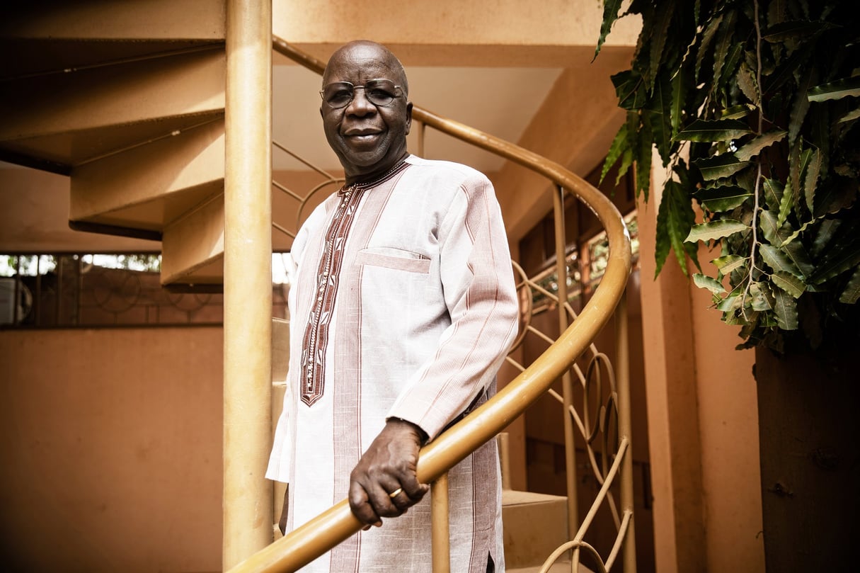 Simon Compaoré, président du MPP, à son domicile de Ouagadougou, le 11 mars 2020. © Sophie Garcia pour JA