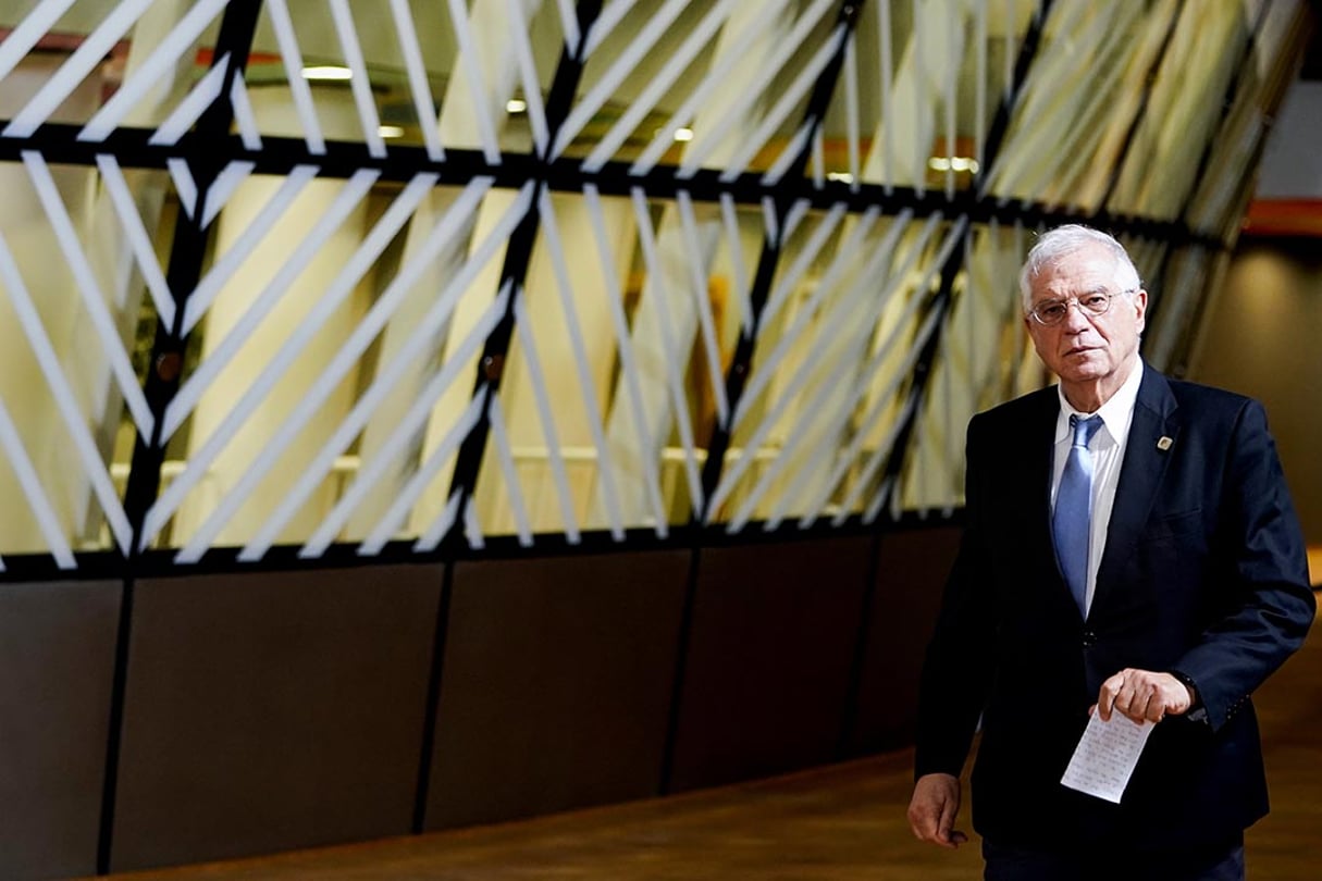 Josep Borrell, vice-président de la Commission européenne en charge de la politique étrangère et de la politique de sécurité, le 16 février 2020. © Kenzo TRIBOUILLARD/AFP