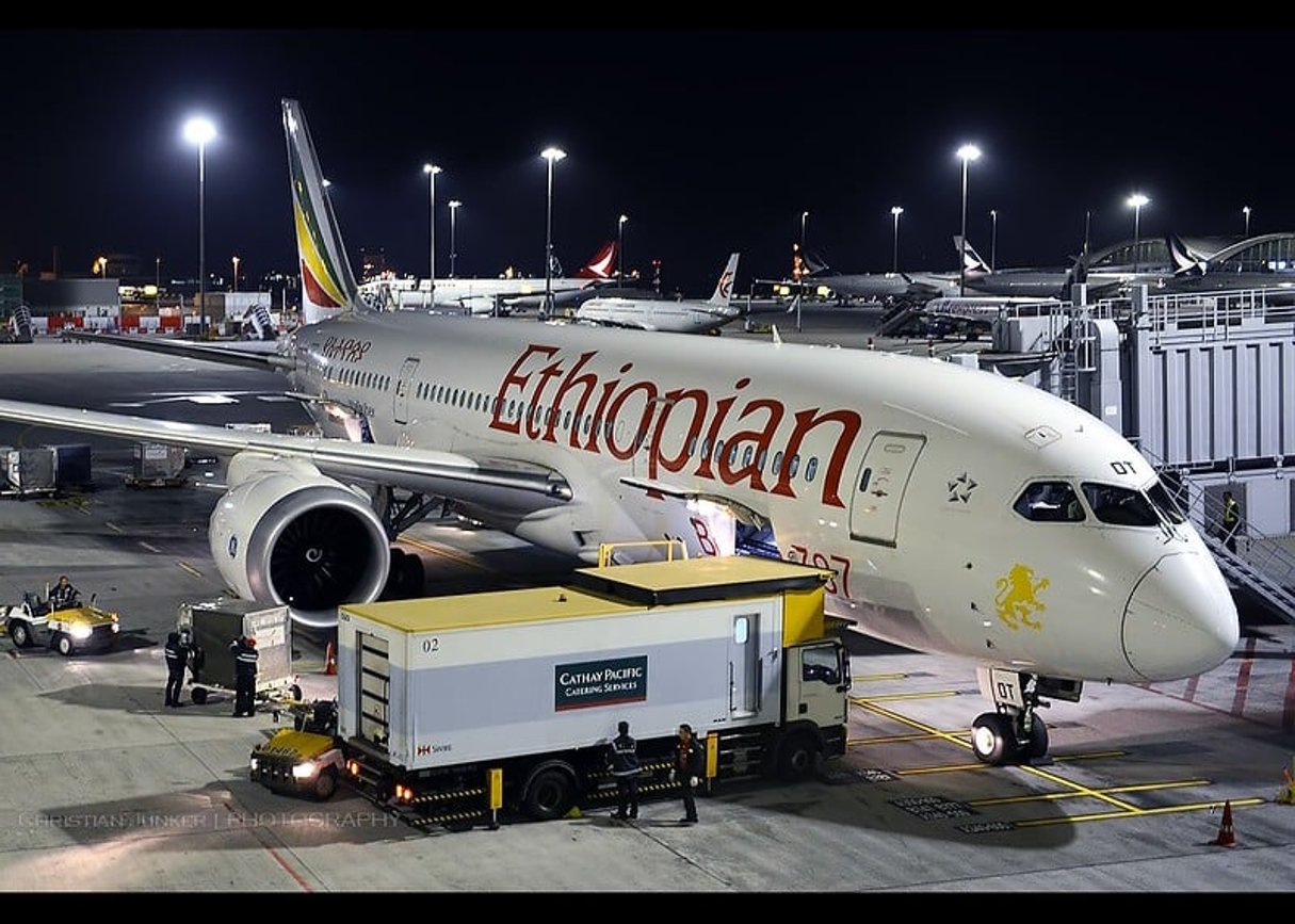 Ethiopian Airlines, leader du transport aérien en Afrique. © Christian Junker/Flickr/Licence CC