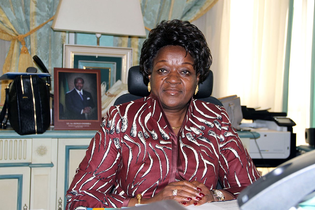 Laure Olga Gondjout, l’ancienne secrétaire générale de la présidence gabonaise, le 20 décembre 2012 à Libreville. © Desirey Minkoh/Afrikimages