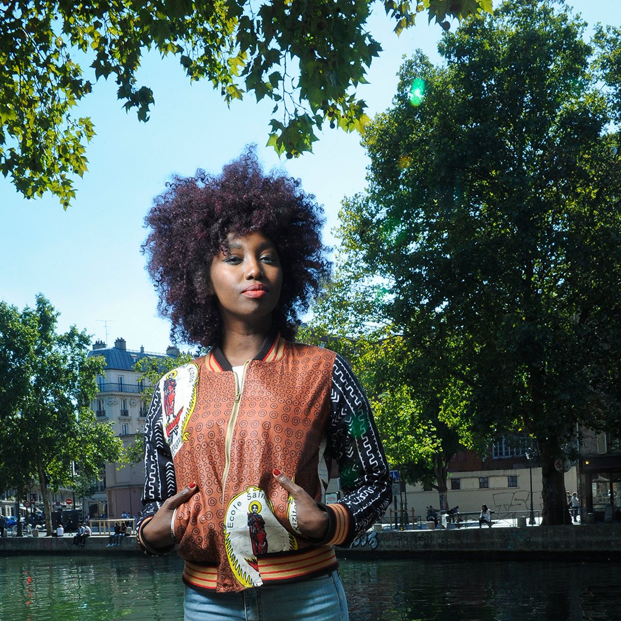 La chanteuse et activiste malienne Inna Modja à Paris. © Vincent Fournier/JA