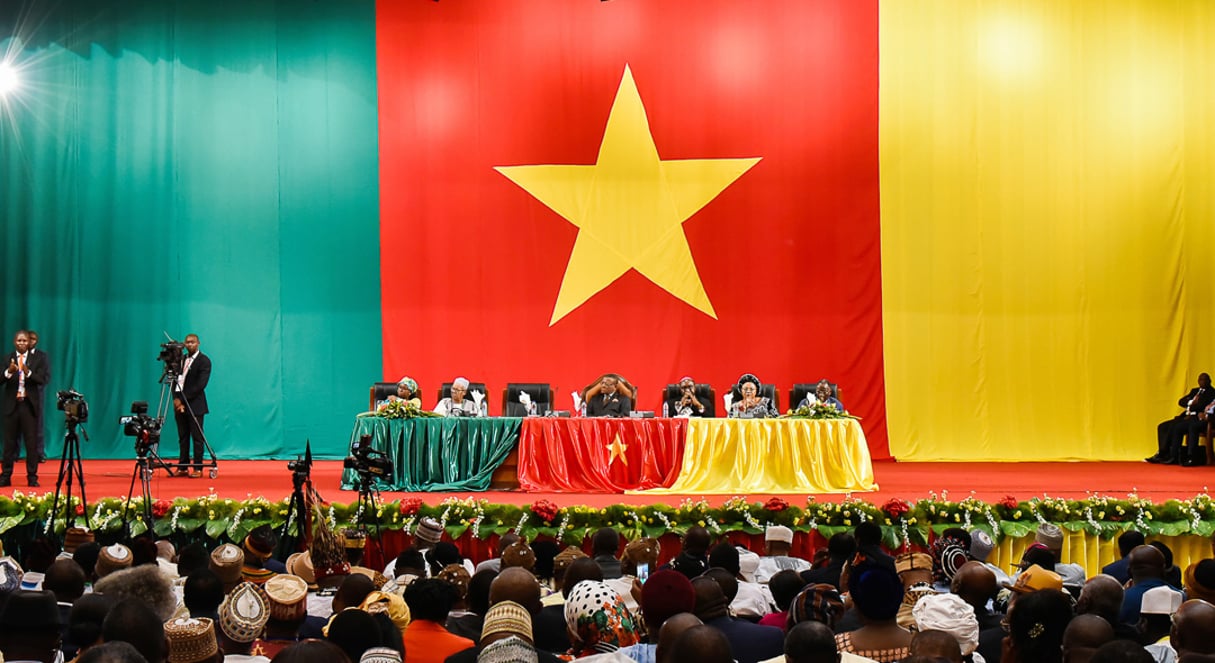 La séance de clôture du Grand dialogue national, le 4 octobre 2019, à Yaoundé. GRAND DIALOGUE NATIONAL, Yaoundé, Cameroun, le 4 octobre 2019
© Maboup
