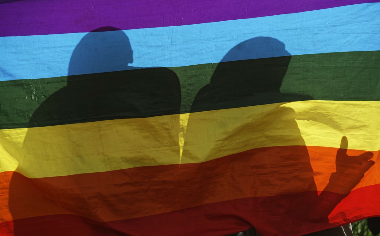 Lors d’une manifestation en faveur des droits des homosexuels, au Kenya, en 2019 (Illustration). © Ben Curtis/AP/SIPA