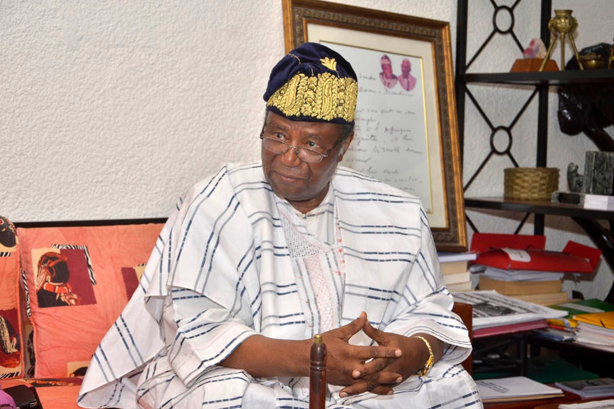 L’ancien président du Bénin, Nicéphore Soglo. © Charles Placide Tossou