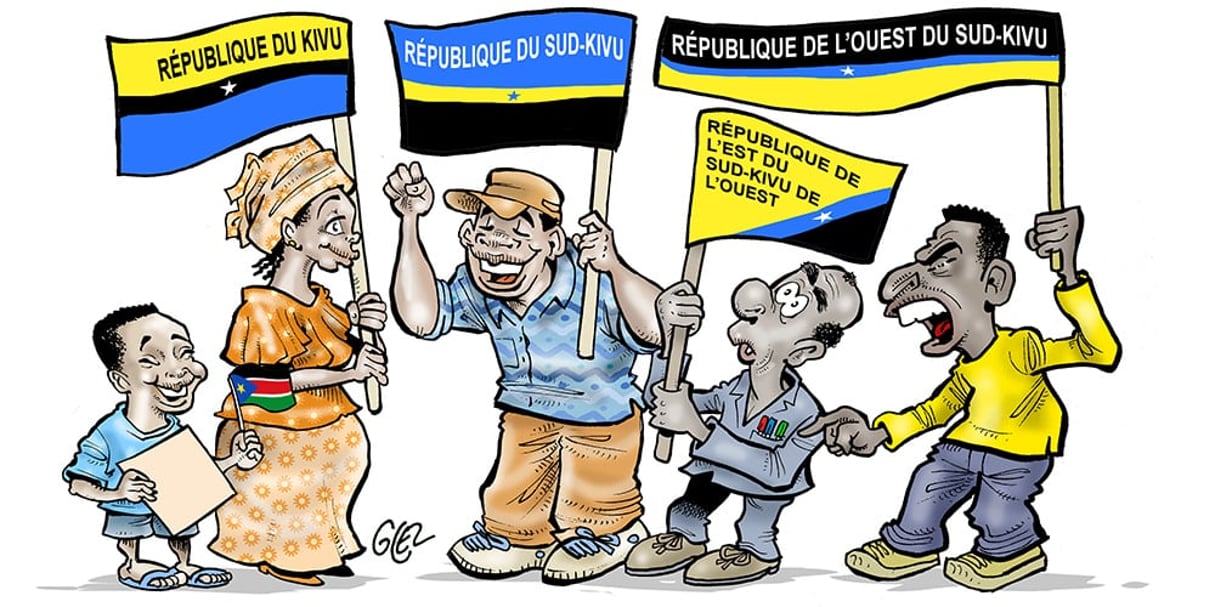 Chronique] RDC : des drapeaux d'une « République du Kivu » fictive créent  la polémique - Jeune Afrique