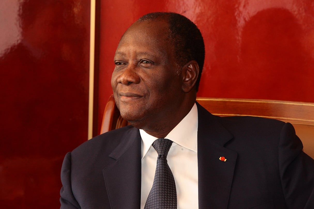 Alassane Dramane Ouattara, le 17 avril 2013. © DR/JA