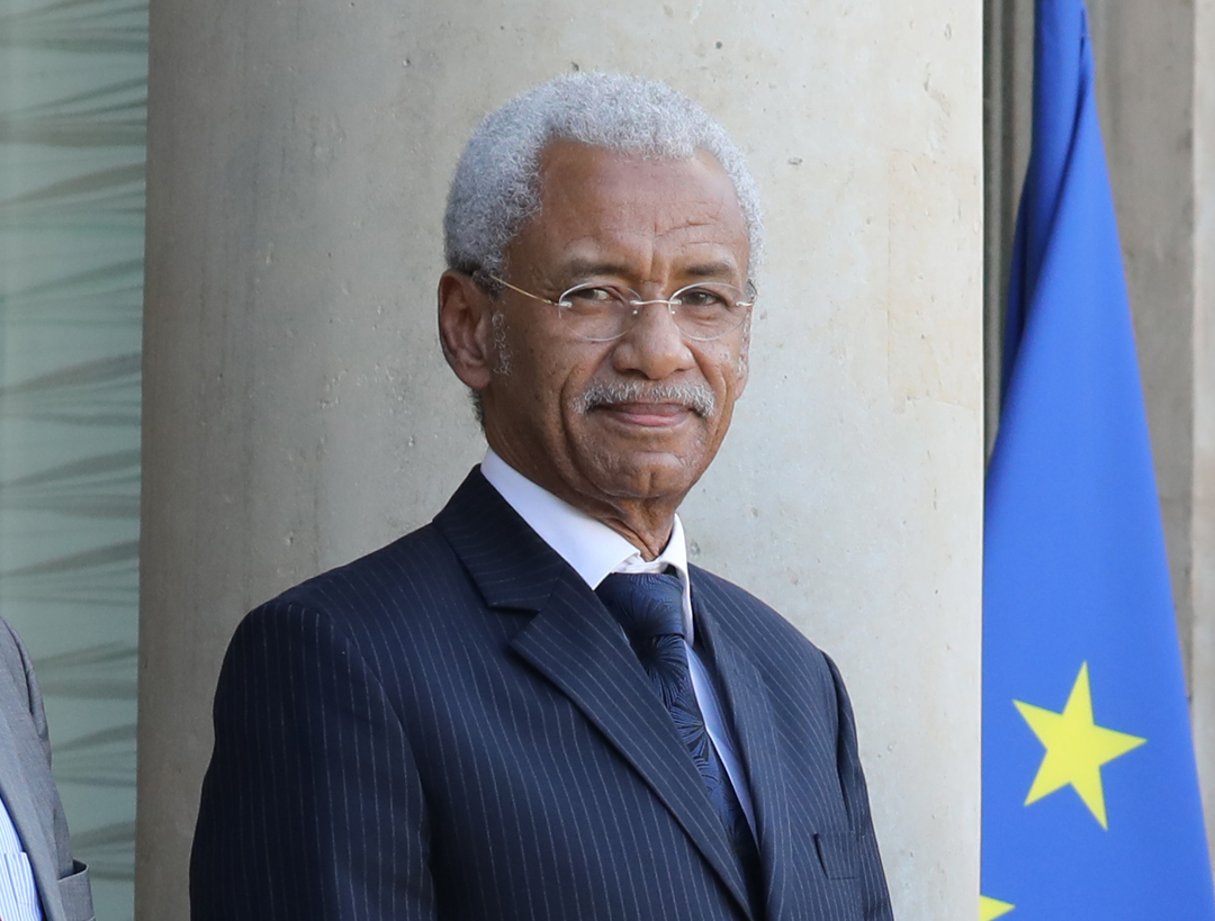 Le ministre tchadien des Affaires étrangères, Amine Abba Sidick, ici au Palais de l’Elysée en octobre 2017. © Photo by LUDOVIC MARIN / AFP