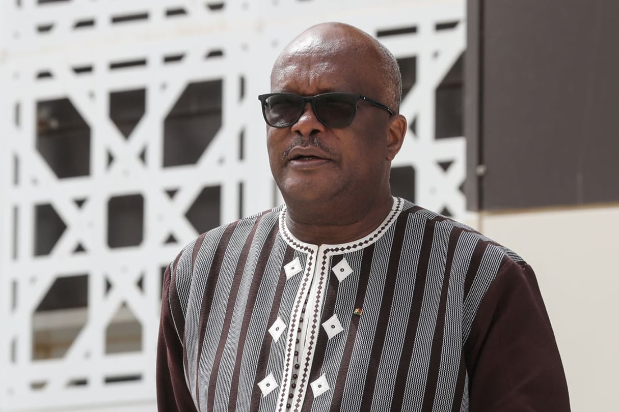 Roch Marc Christian Kaboré lors du sommet du G5 Sahel à Nouakchott, le 30 juin 2020. © Ludovic Marin /Pool via REUTERS