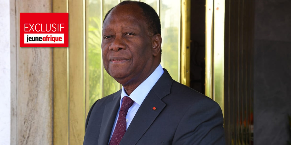 Le président ivoirien Alassane Ouattara, à Abidjan en avril 2019. © ISSOUF SANOGO/AFP