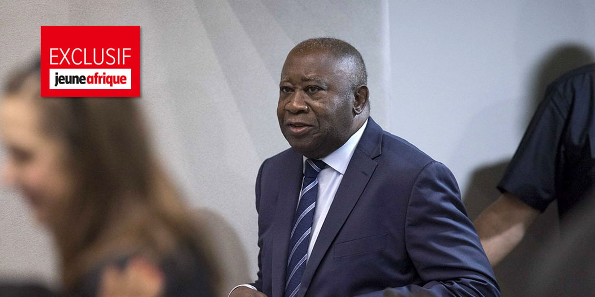 Laurent Gbagbo à La Haye, en janvier 2019. © PETER DEJONG/The New York Times-REDUX-REA